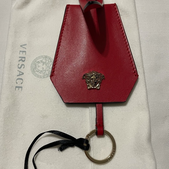 SOLD Authentic Versace bag charm with key ring - Picture 2 of 7